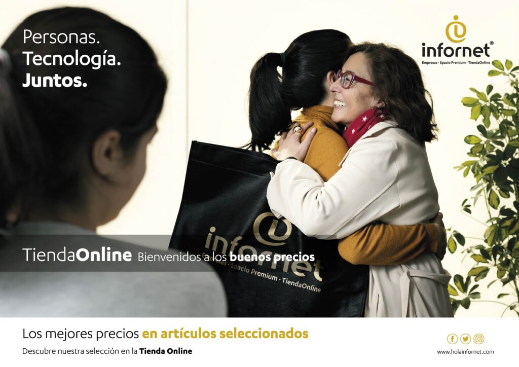 ¡Conectando corazones y tecnología con Infornet! En nuestra campaña 'Abrazos', transmitimos la alegría y gratitud de nuestros clientes mediante imágenes de abrazos sinceros. Cada abrazo representa la confianza y satisfacción que surge al contar con Infornet para todas tus necesidades tecnológicas. Únete a nosotros y siente el poder del abrazo Infornet