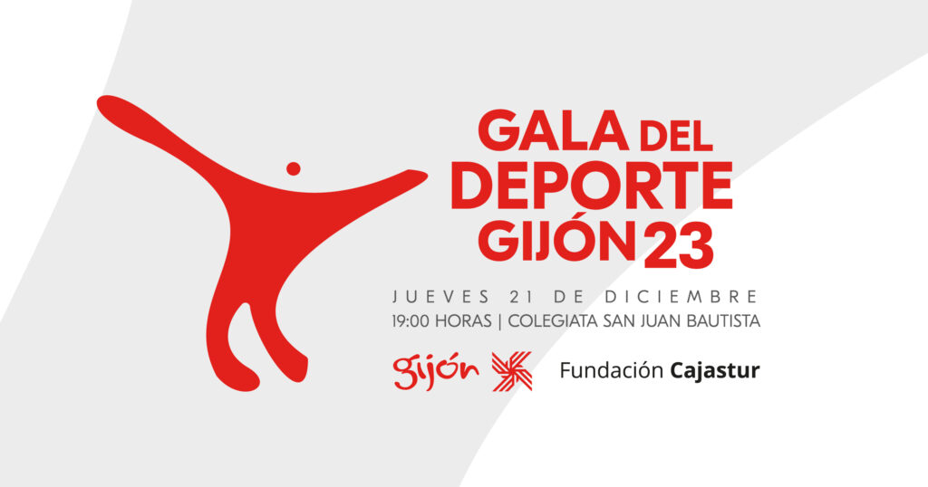 Cartel oficial de la Gala del Deporte de Gijón 2023