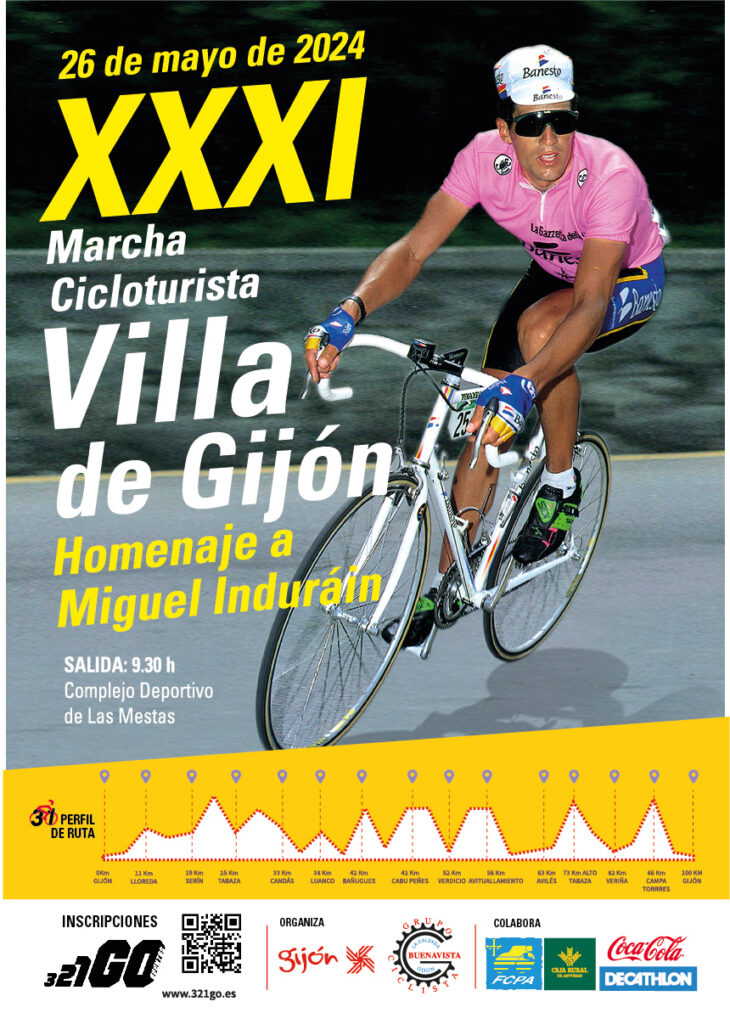 Imagen puclicitaria realizada por De Otra Forma impulsando la pasión por el ciclismo.