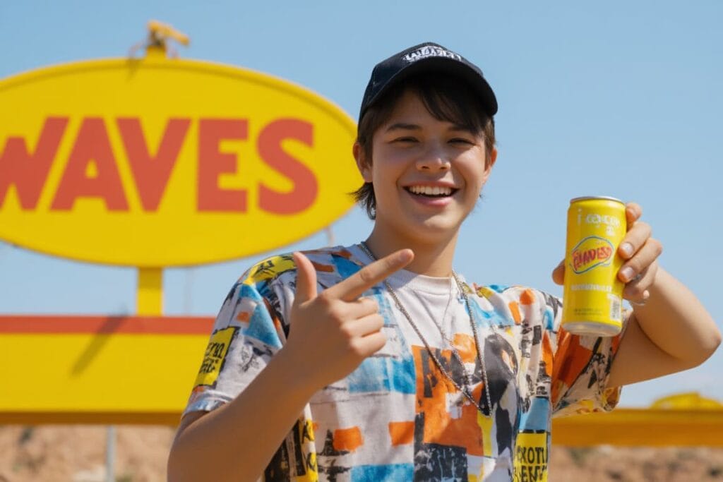 ejemplo de promoción de influencers con refresco.